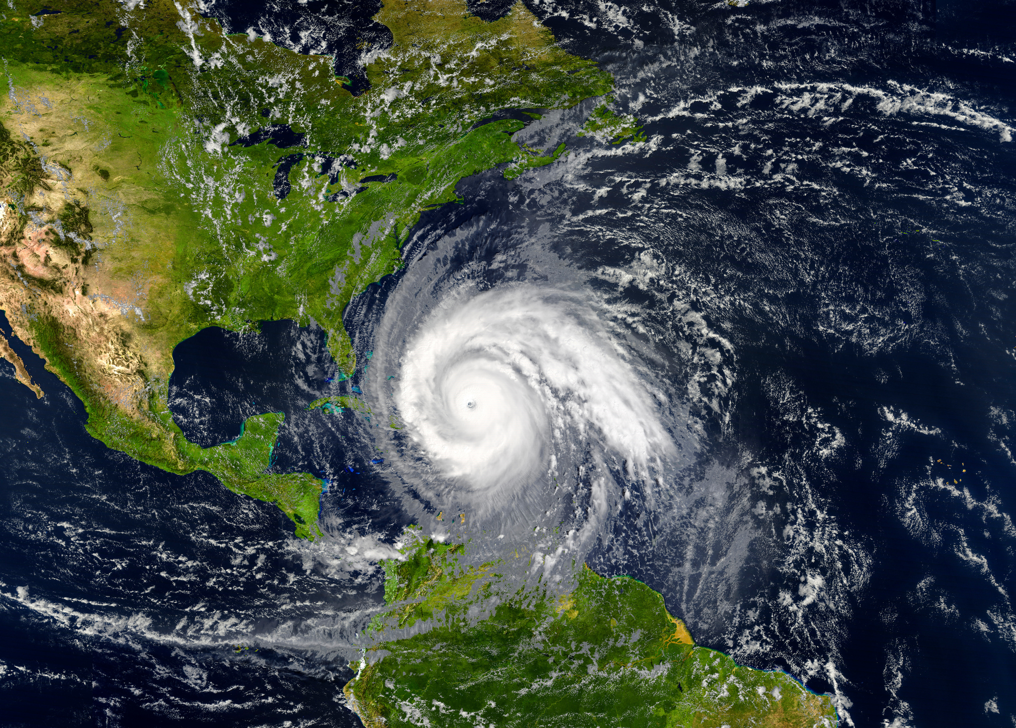 hurricane over florida