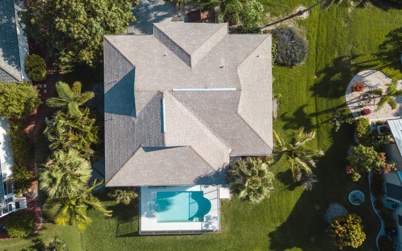 New Home with Asphalt Shinges