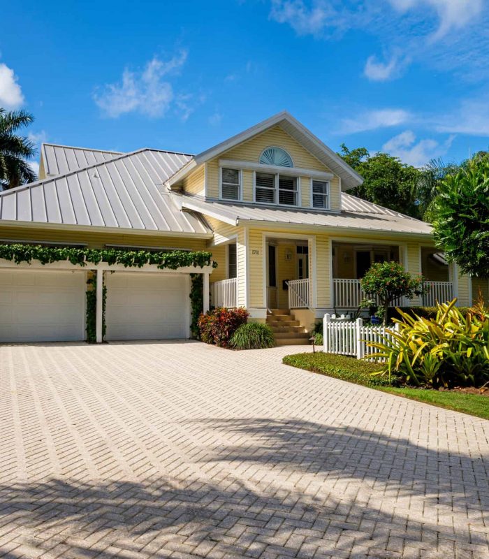 Residential Metal Roofing Installation On A Home In Jacksonville, Florida