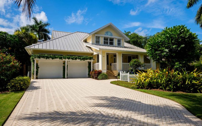 Residential Metal Roofing Installation On A Home In Jacksonville, Florida